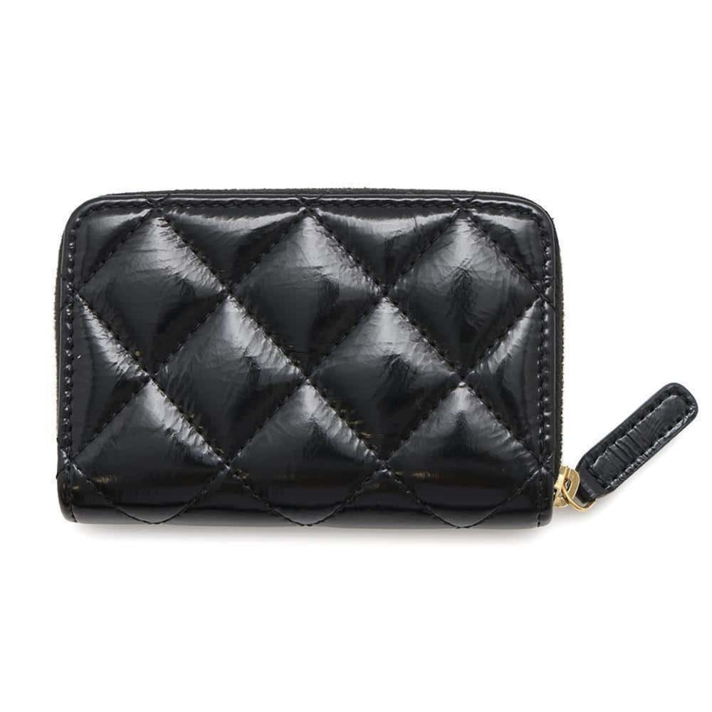 CHANEL Black Leather Coco Mark Wallet - Picture 3 of 9